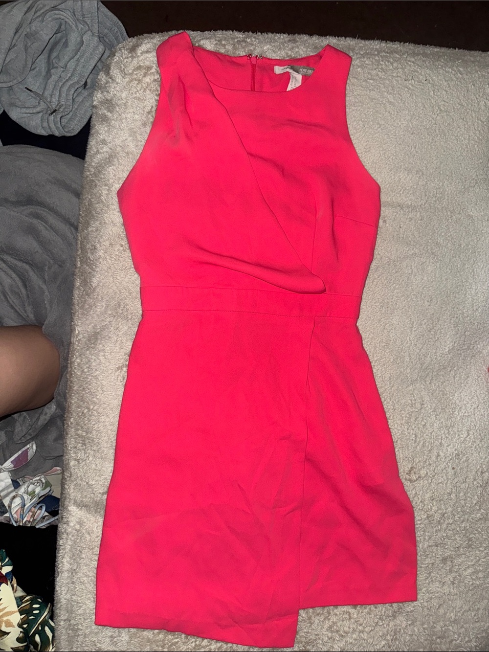 Forever21 Sleeveless hot Pink Sheath Dress